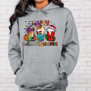 Happy Hallowthankmas Viral Tiktok Unisex Apparel - Printing in the USA