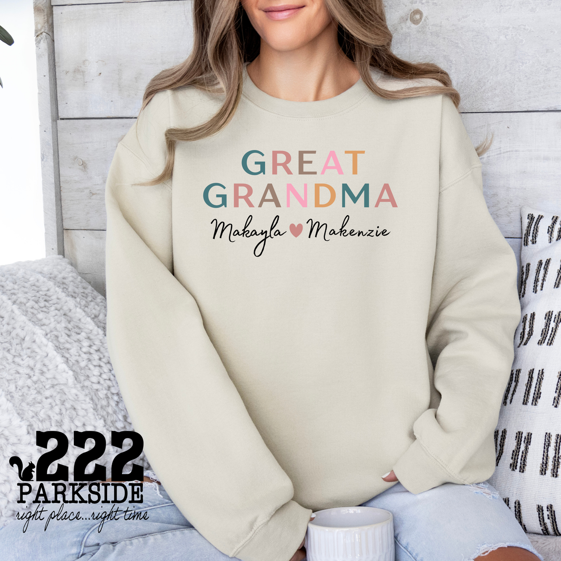 Day 2 Custom Christmas Colorful text and names