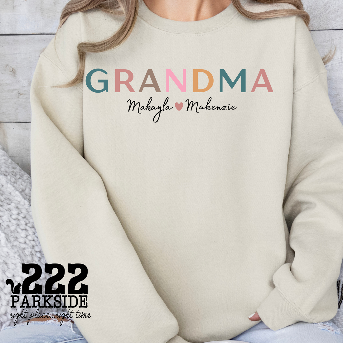 Day 2 Custom Christmas Colorful text and names