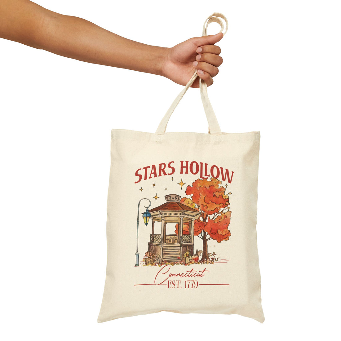 Stars Hallow Cotton Canvas Tote Bag