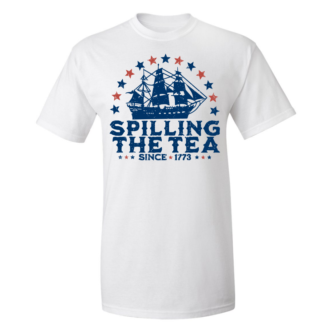 Spilling The Tea graphic tee