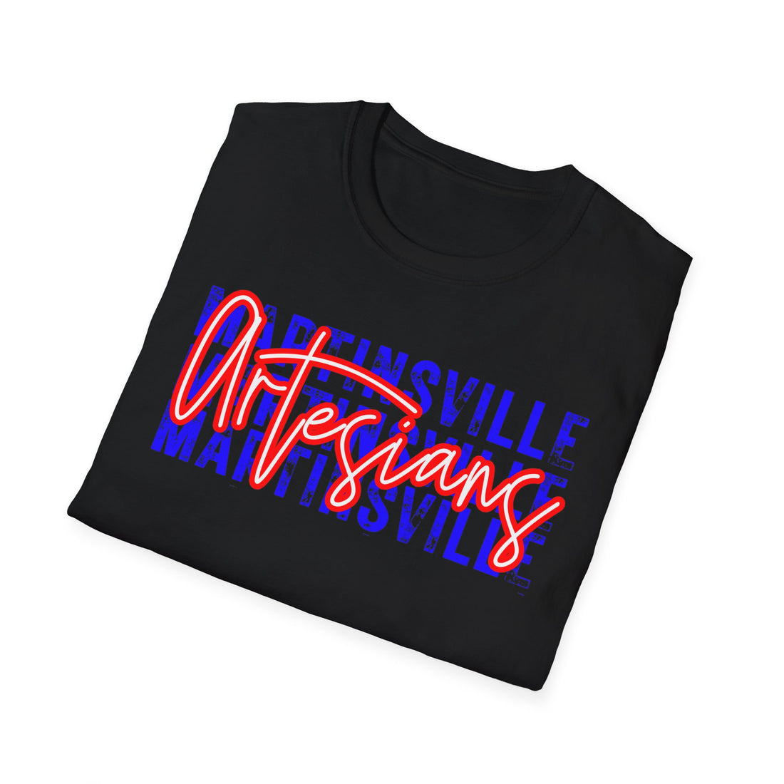 Martinsville Artesians Spirit Unisex Softstyle T-Shirt