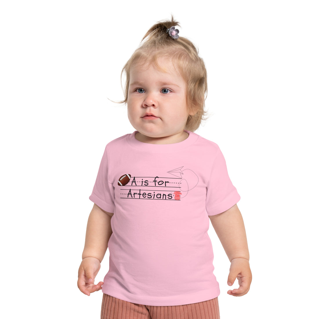 A is for Artesians Baby Short Sleeve T-Shirt