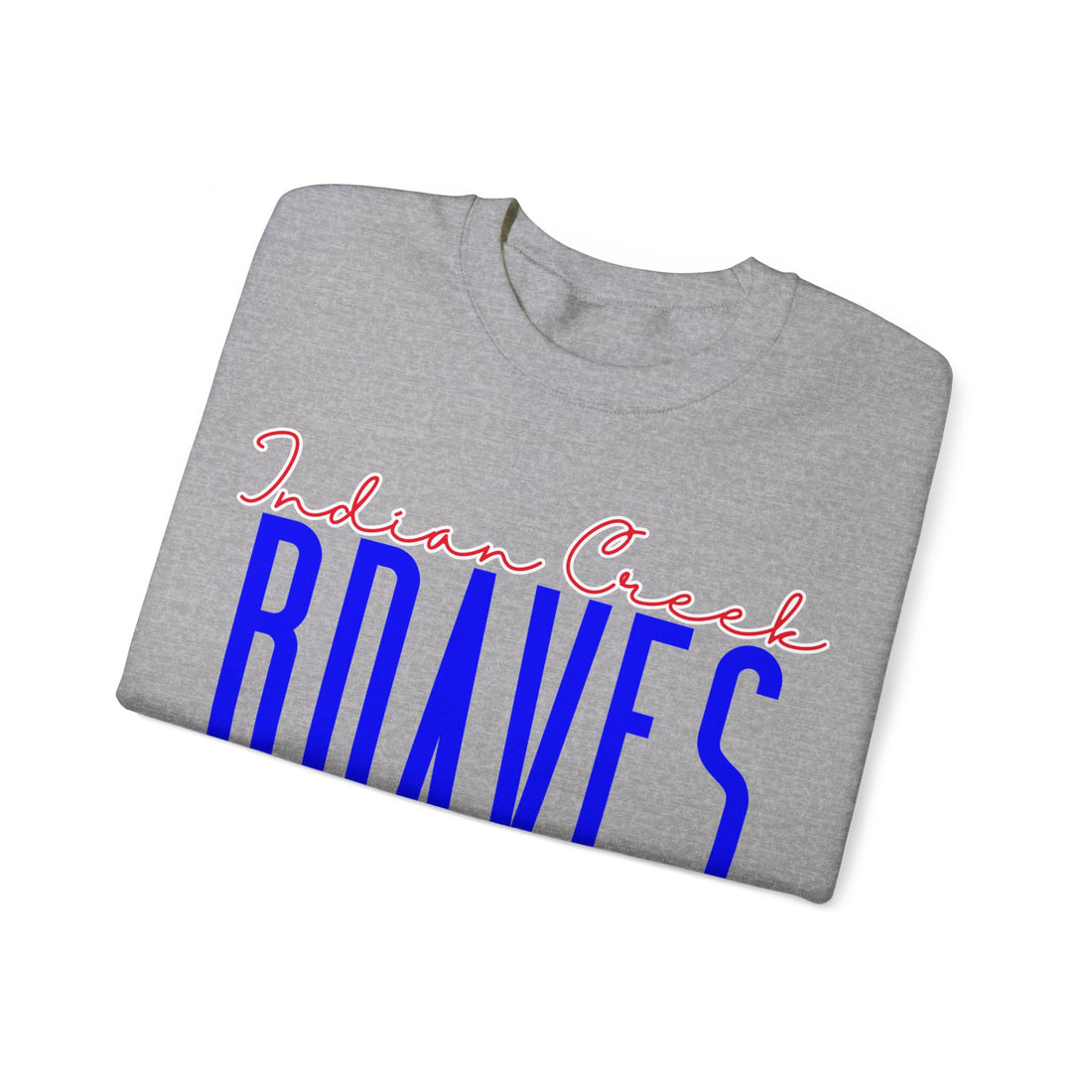 Braves big print Unisex Heavy Blend™ Crewneck Sweatshirt