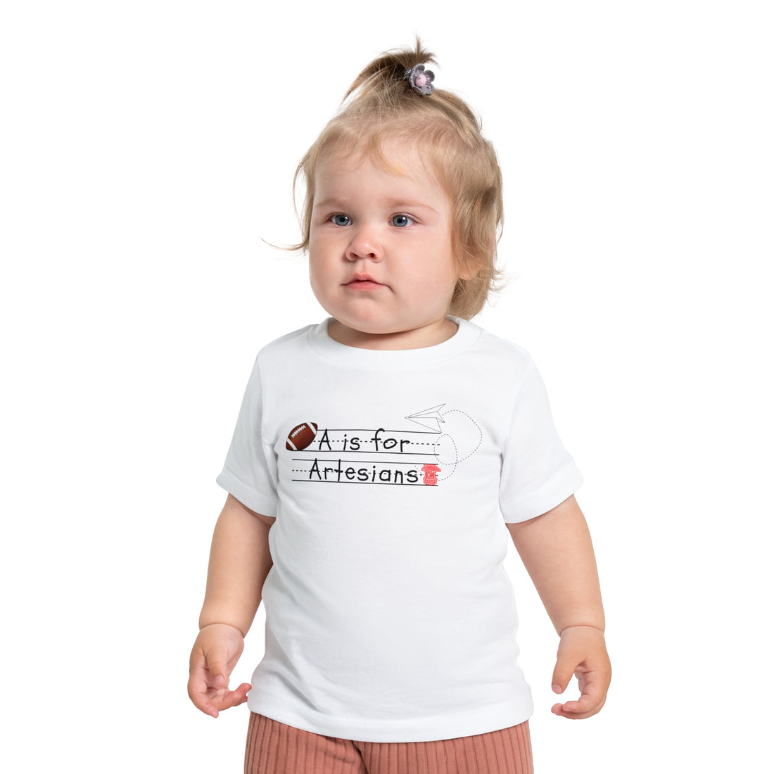 A is for Artesians Baby Short Sleeve T-Shirt