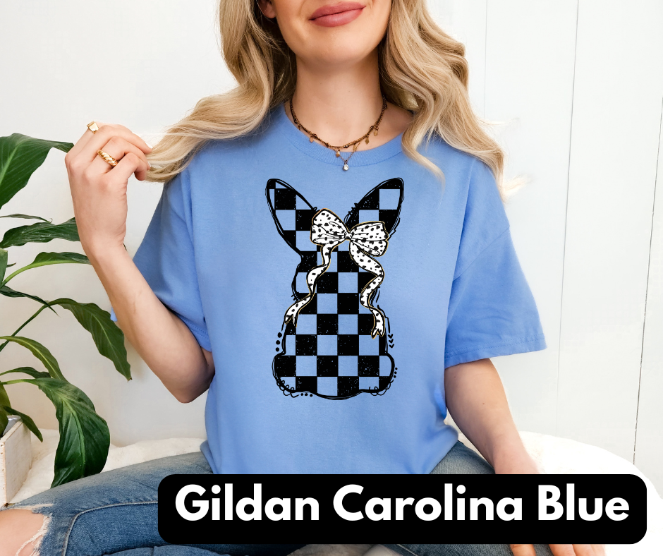 Checkers bunny GILDAN unisex tee