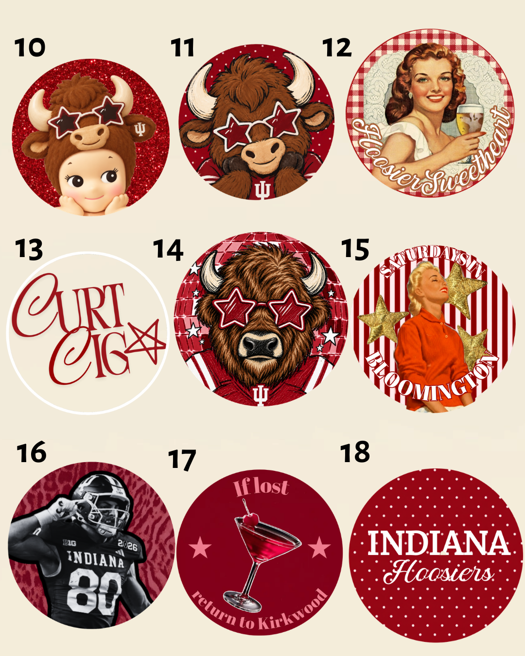 Hoosier Buttons Series Two