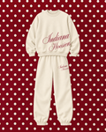 Indiana Creme Cursive Sweat Set!