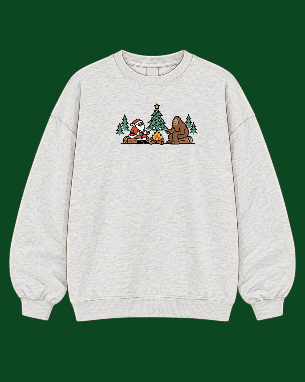 Santa & Sasquatch | Bigfoot Christmas Sweatshirt