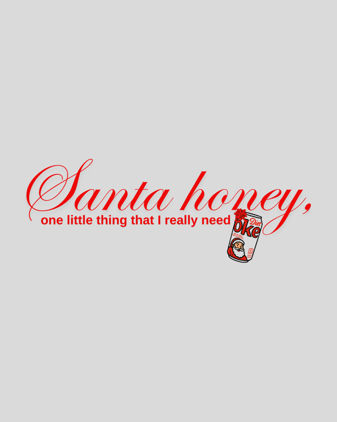 Santa Honey artwork detail on light gray background; enlarged design view