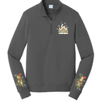Woodland Christmas Cottage Quarter-Zip Sweatshirt