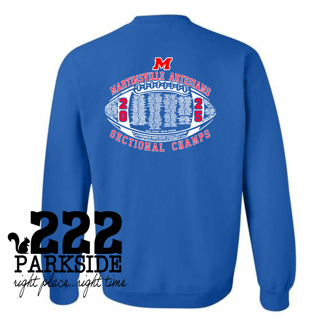 2025 Front and Back Sectional Championship shirt
