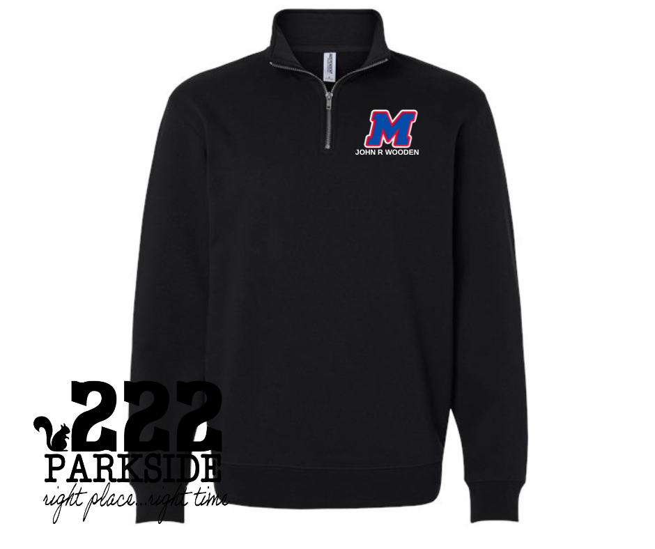 John R Wooden M Quarter zip