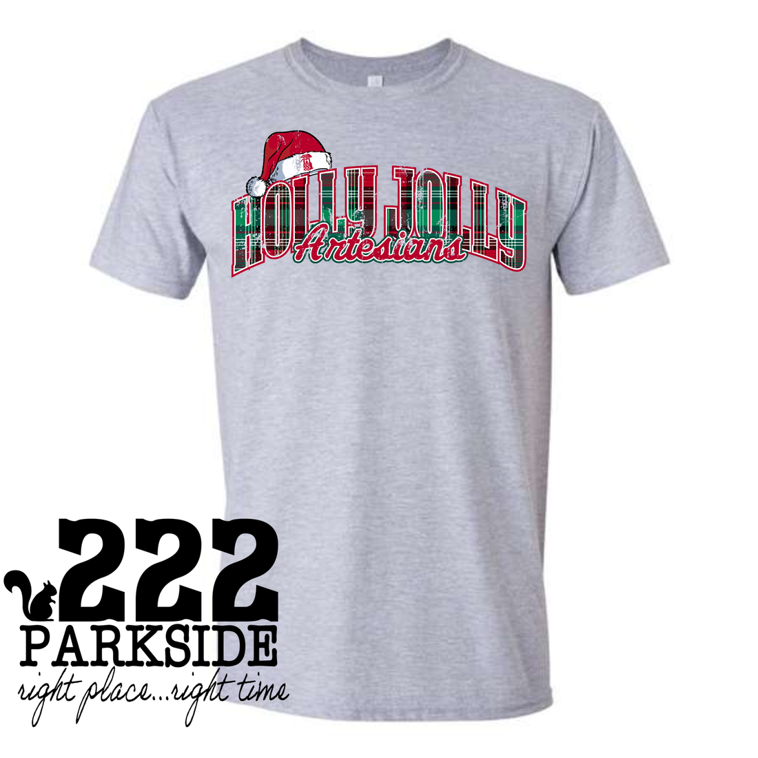 Holly Jolly Artesians Christmas Plaid Shirts