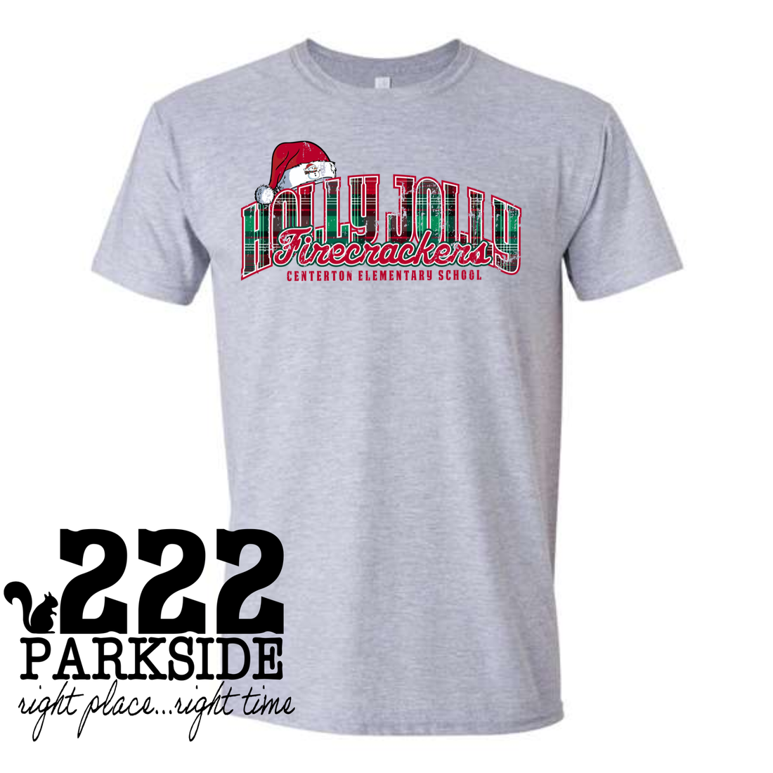 Holly Jolly Firecrackers Christmas Plaid Shirts