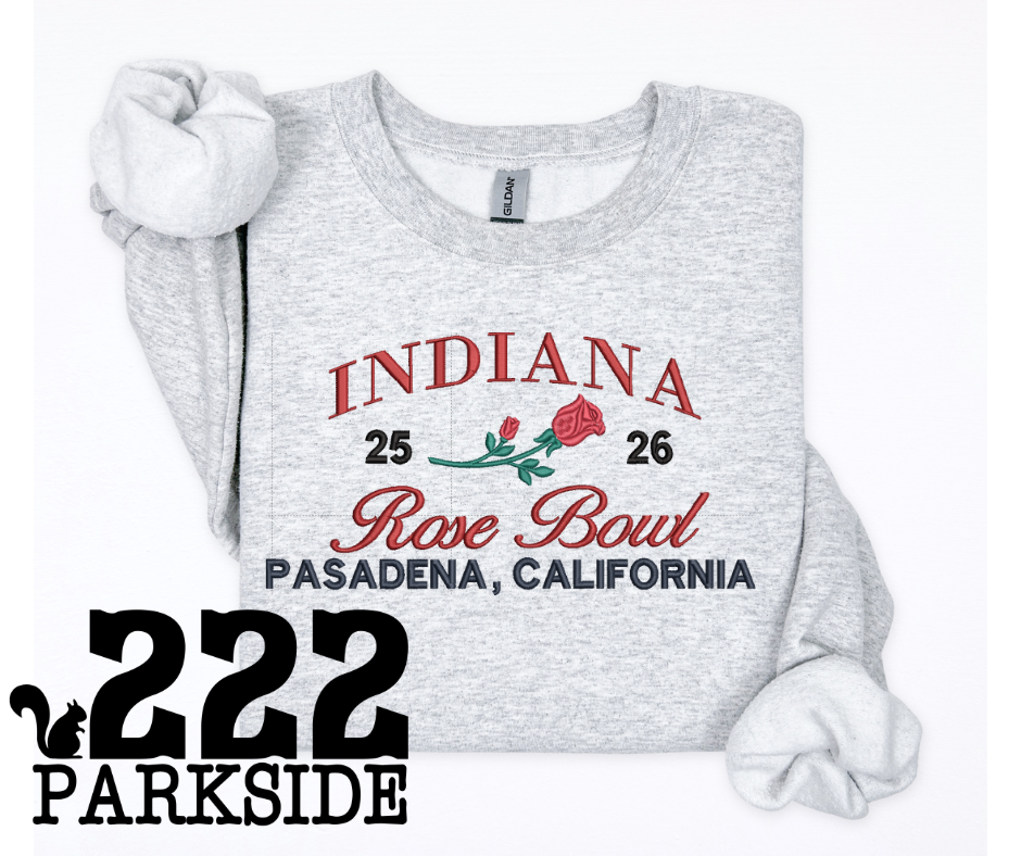 Indiana Rose Bowl Embroidery
