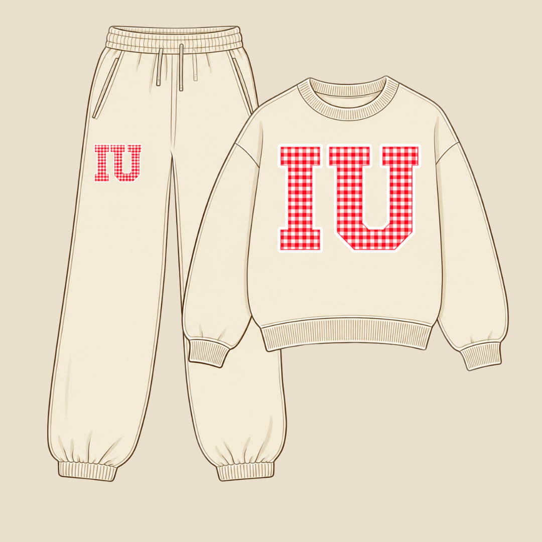 IU Plaid Set