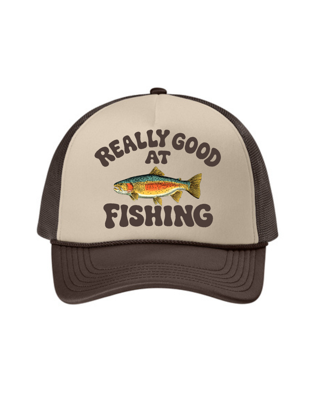 Really Good At Fishing Trucker Hat