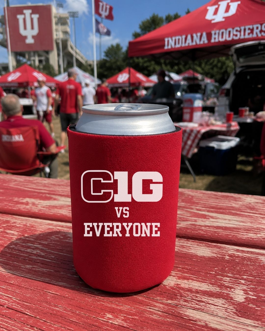 C1G vs Everyone Can Koozie
