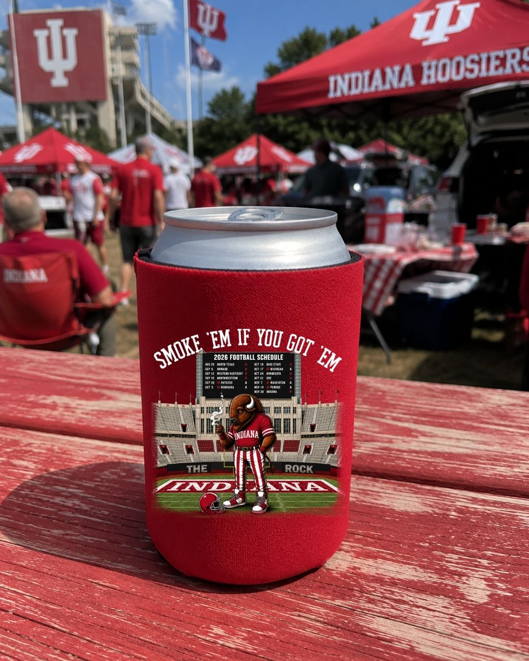 Smoke 'Em If You Got 'Em 2026 Schedule Can Koozie